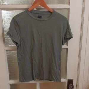 Joe's Jeans Green Short Sleeve Tee Made in USA